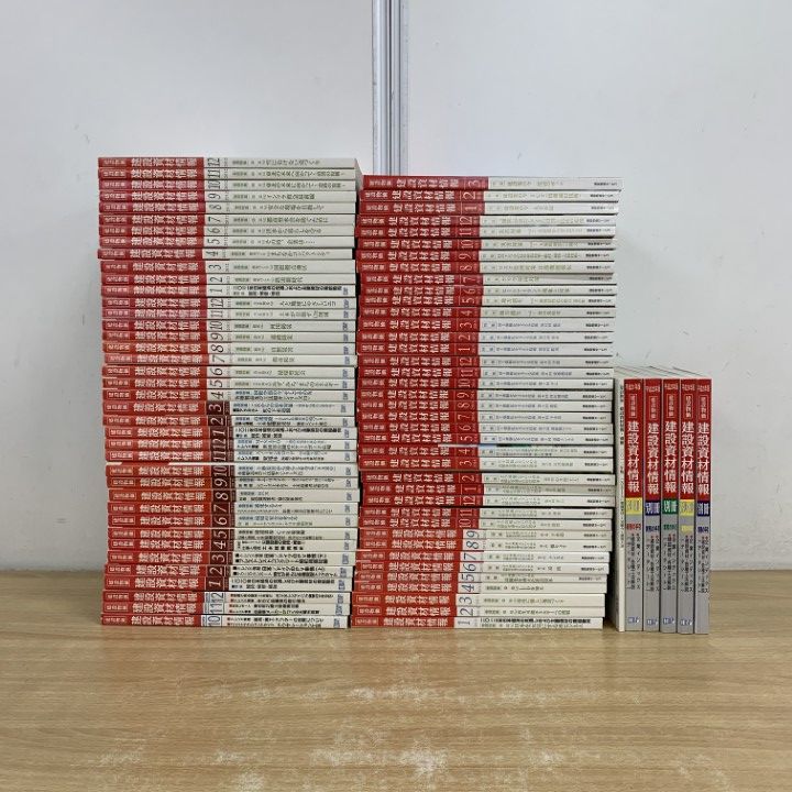 □02)【1点限り!】建設資材情報 2009年～2016年 + 別冊 まとめ売り約80
