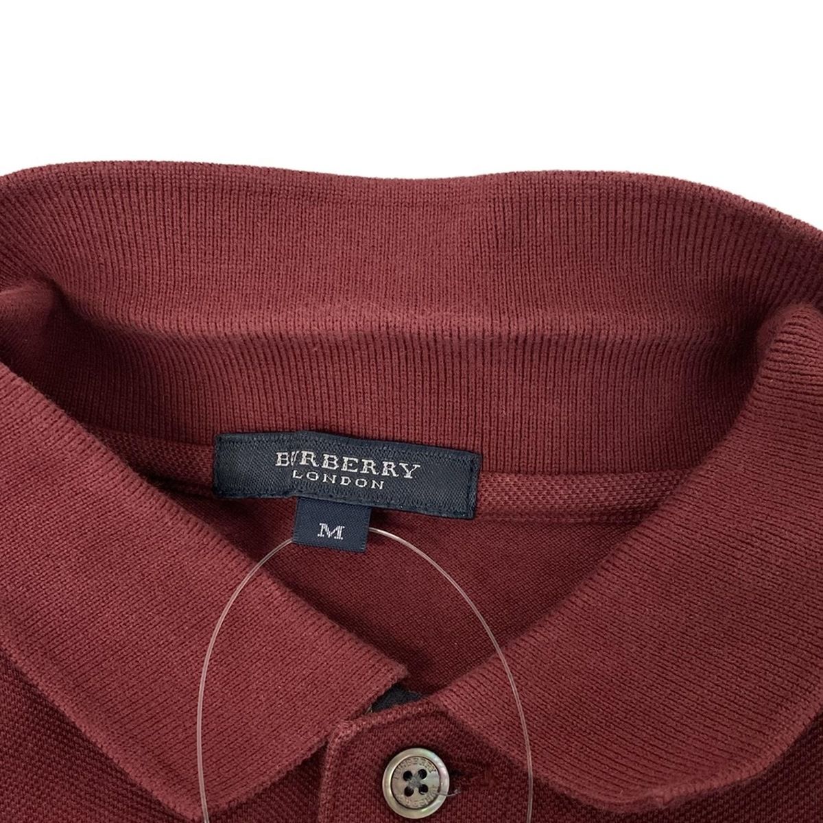 Burberry LONDON(バーバリーロンドン) 長袖ポロシャツ サイズM メンズ