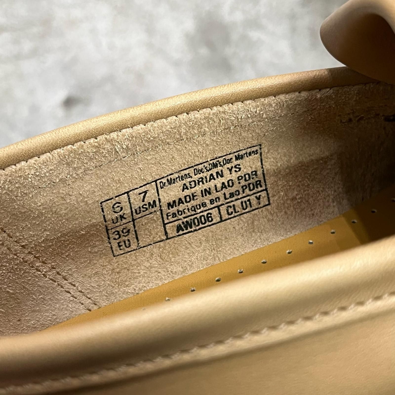  Dr.Martens ADRIAN タッセルローファー 革靴 レザーシューズ エイドリアン ドクターマーチン ベージュ系 6 6324 M その他 ブーツ 革靴