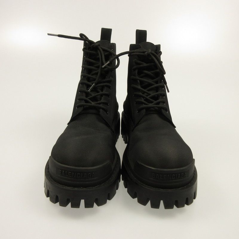 | バレンシアガ ブーツ Combat Strike Boot 624548 ブラック 135
