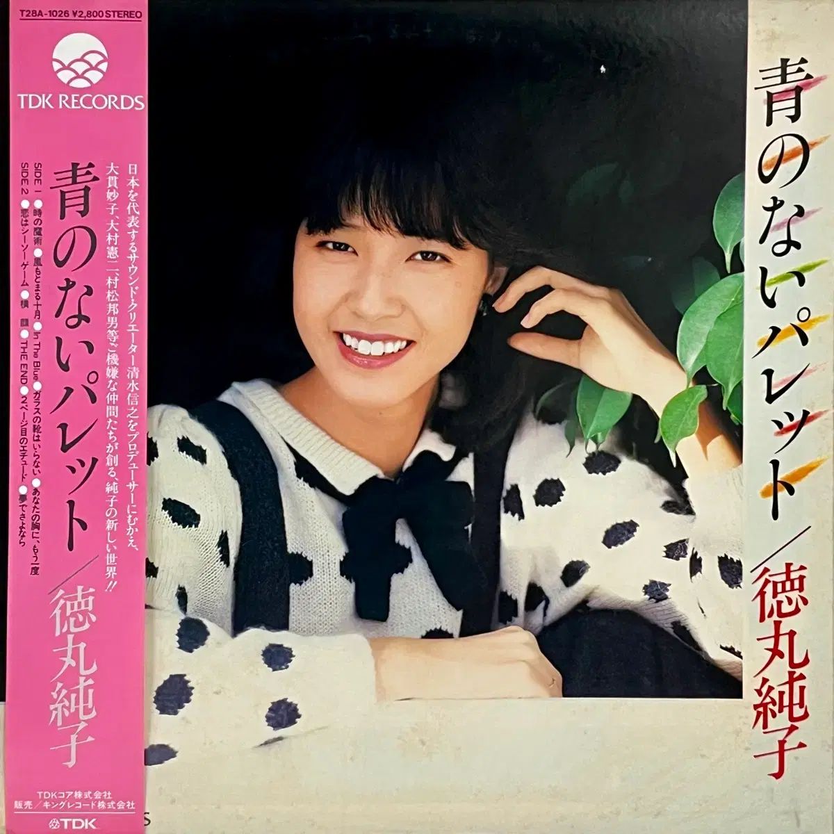 シティポップ LP トクマ ル 純子 Junko Tokumaru - 푸름 なし パレット