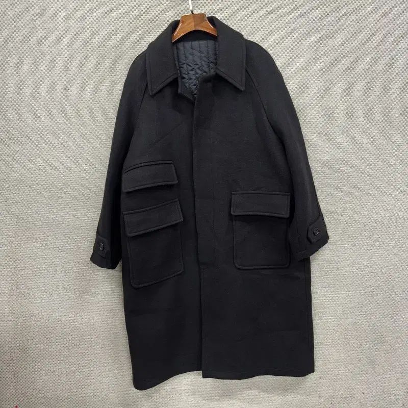 ラファッジストア カジュアル ウール ロング コート ジャケット S A 04204