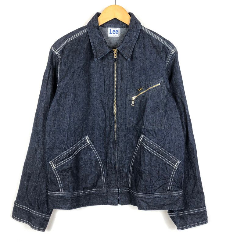 品 Lee リー 91 B ZIP-UP BLOUSON LM 7238 ジップアップ ブルゾン ライトアウター デニムジャケット 145-260109-yy-07-tei