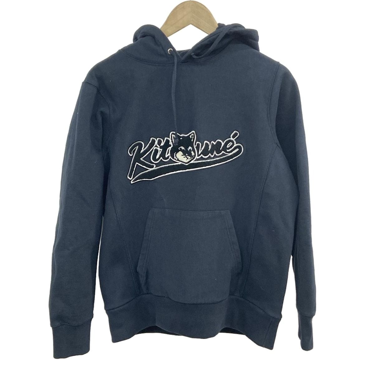 MAISON KITSUNE メゾンキツネ パーカー サイズXS レディース ネイビー