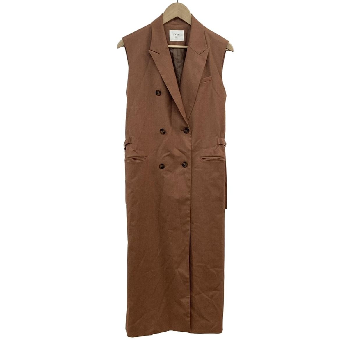 AMERI アメリ ベスト サイズM レディース レッド ロング丈