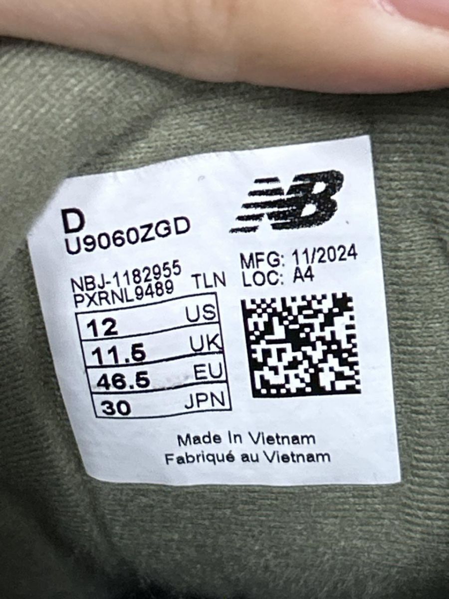  Balance ニュー ンス 9060 ローカット スニーカー size 30 cm|緑 ◎メンズ スニーカー 靴