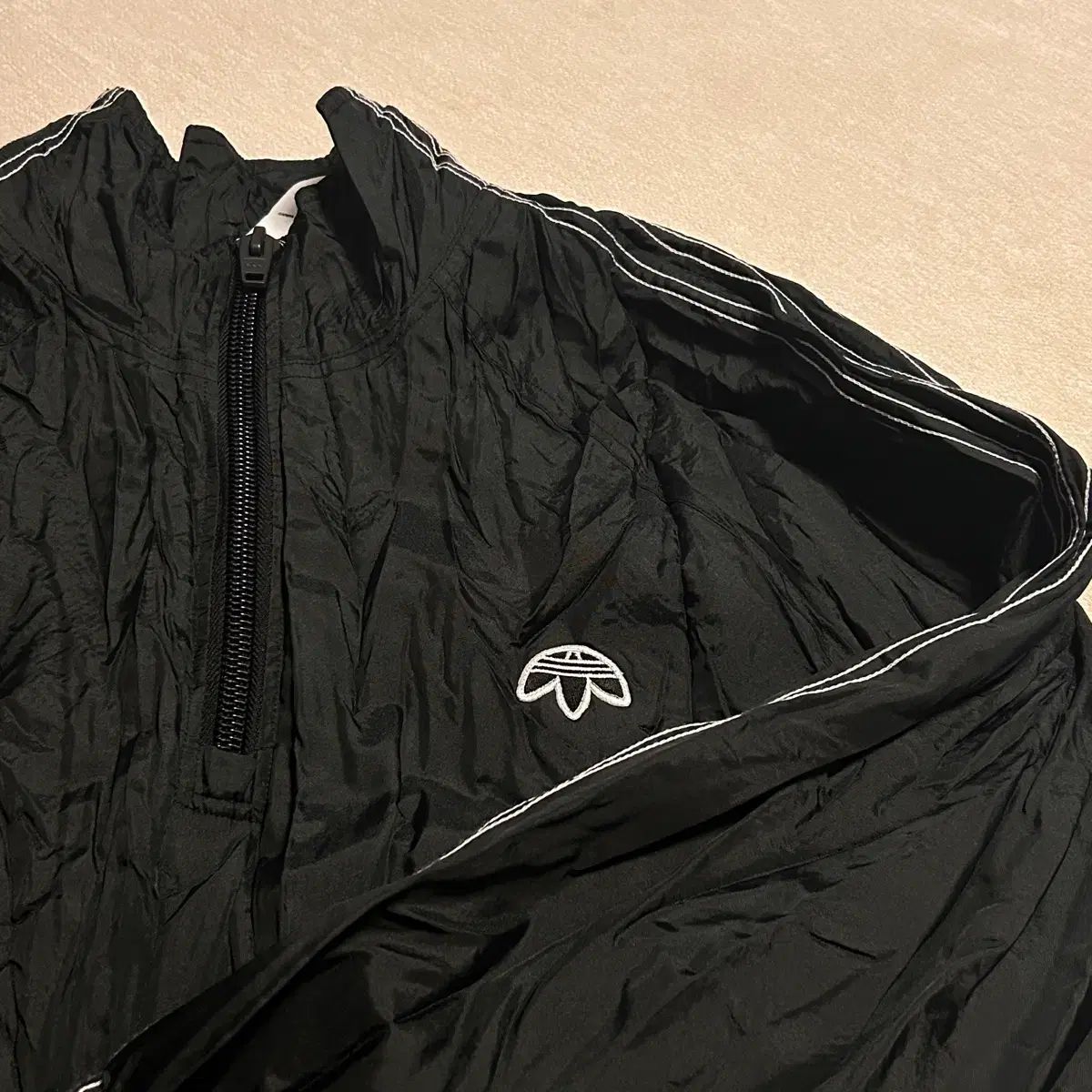 XL アディダス Alexander Wang アレキサンダーワング 皺加工 ブラック 大人カジュアル 男性向け