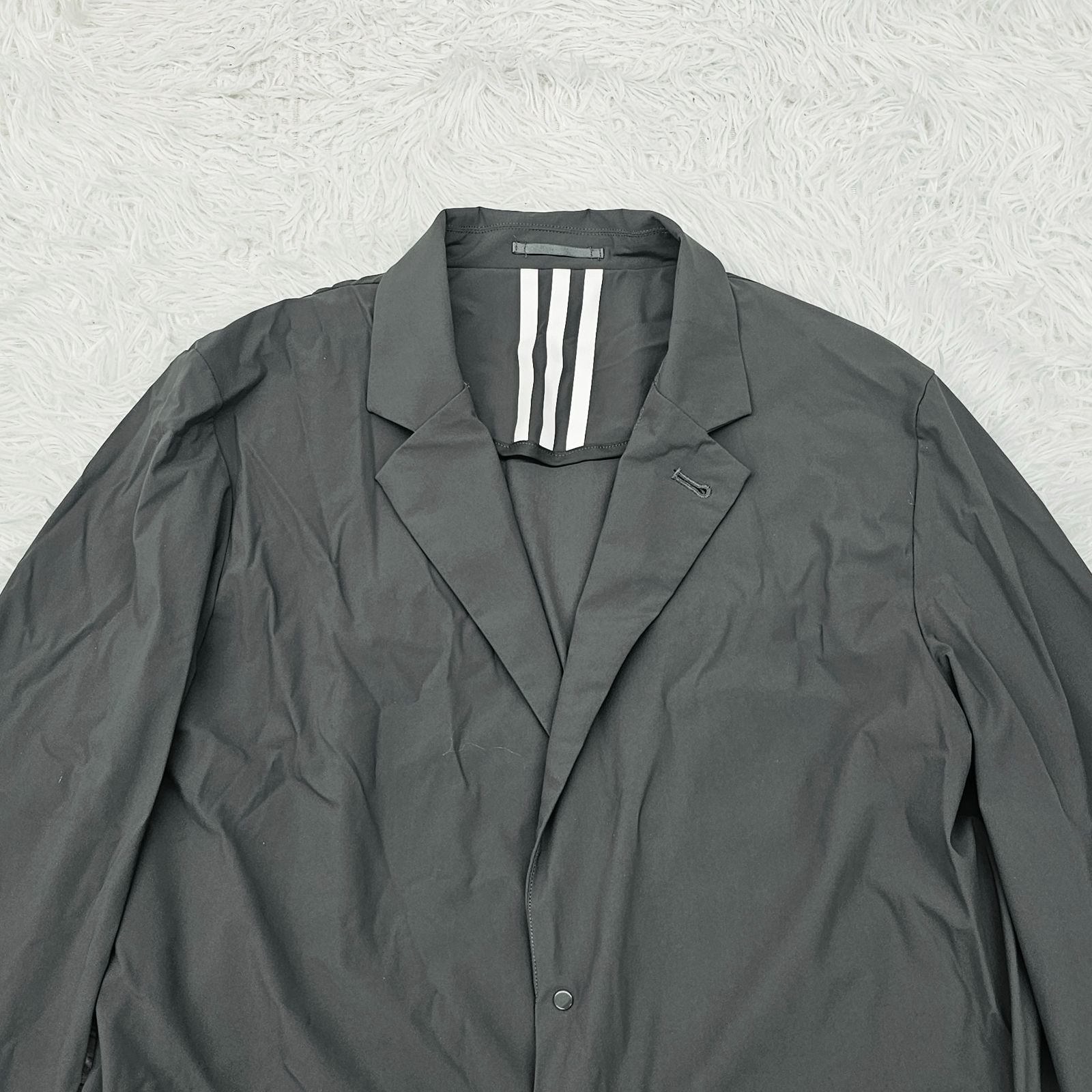 adidas アディダス テーラードジャケット ストレッチ サイズXO/185 2XL 