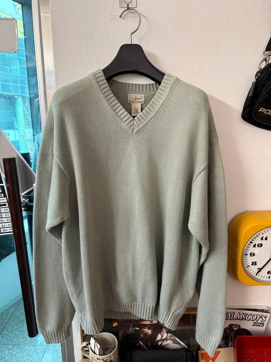 L Bean Vネック セーター