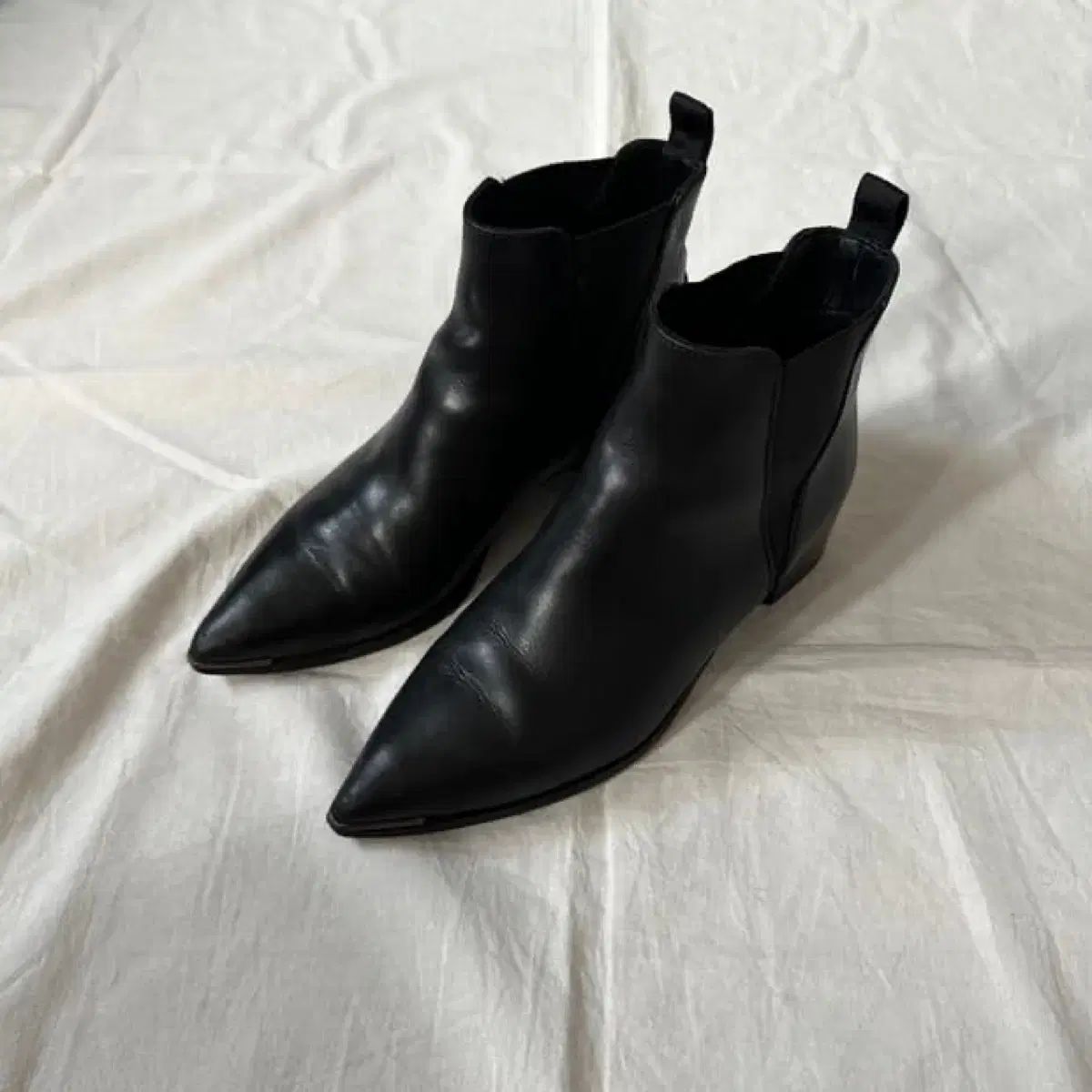 Acne Studios アクネストゥディオズ ジェンセン シルバー トゥー ブーツ 40 265