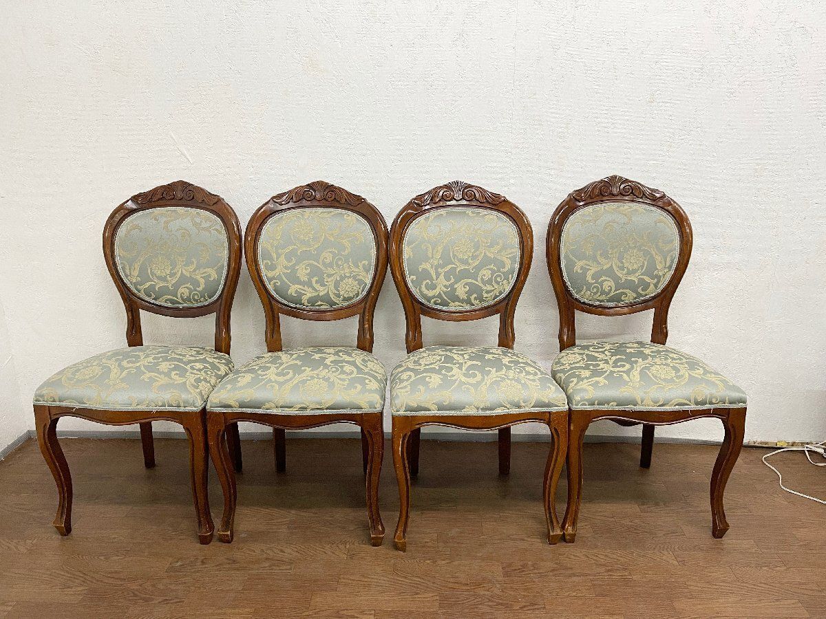 ○象嵌細工 イタリアンクラシック ダイニング5点セット ダイニング