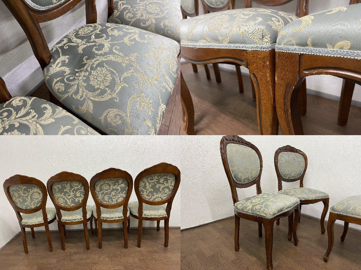 ○象嵌細工 イタリアンクラシック ダイニング5点セット ダイニング