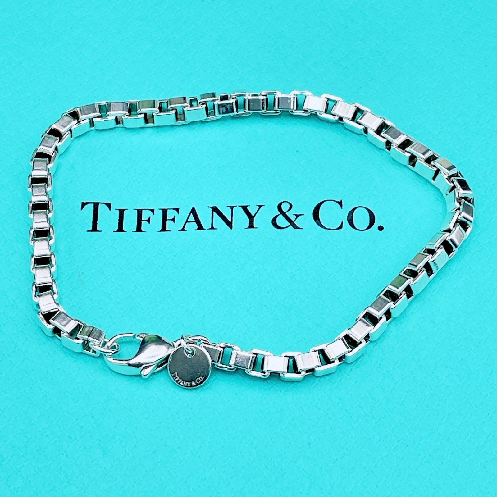 ティファニー 仕上済 Tiffany-Co. ベネチアン ブレスレット Ag 925 シルバー ブランド 14.9 g