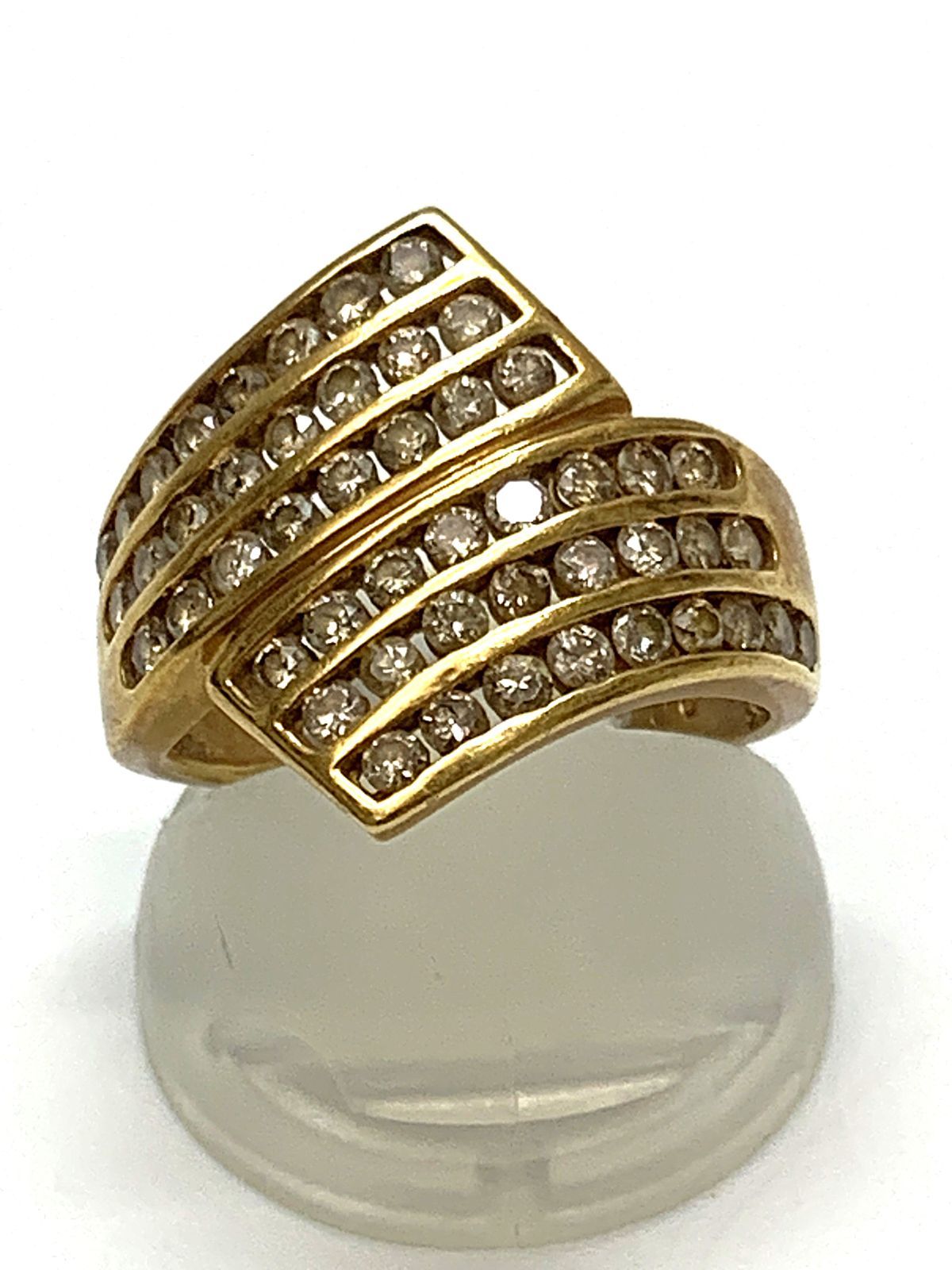 K 18 ダイヤモンド 総計 1.00ｃｔ リング 指輪 ＃10.5 4.6ｇ 11号 18金