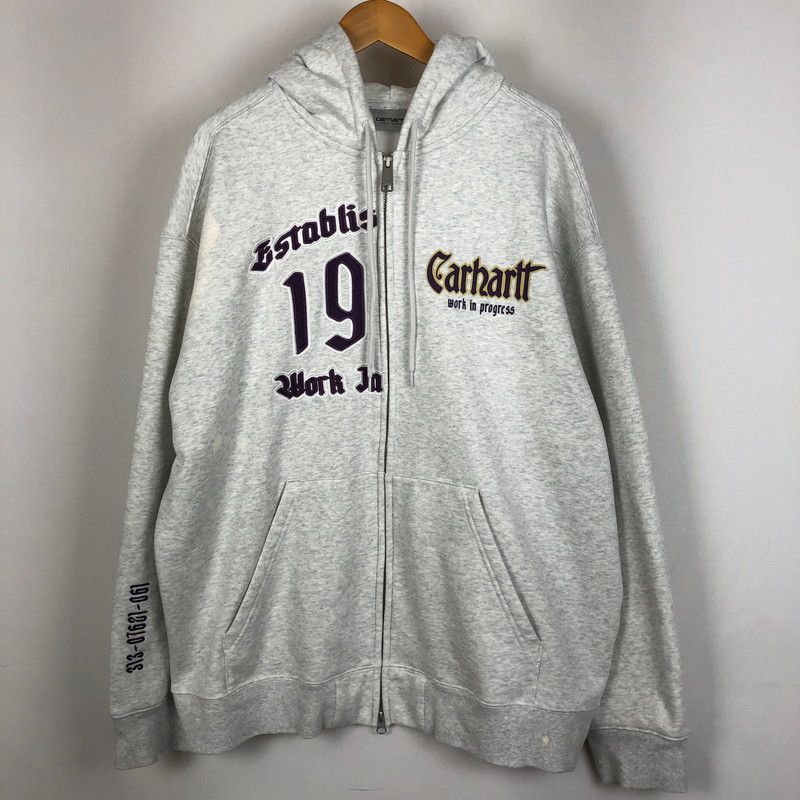 現状渡し品 Carhartt WIP カーハート ワークインプログレス HOODED DUAL SWEAT JACKET I 035611 フーデッド デュアル スウェット ジャケット フルジップパーカー 145-260109-yy-17-tei