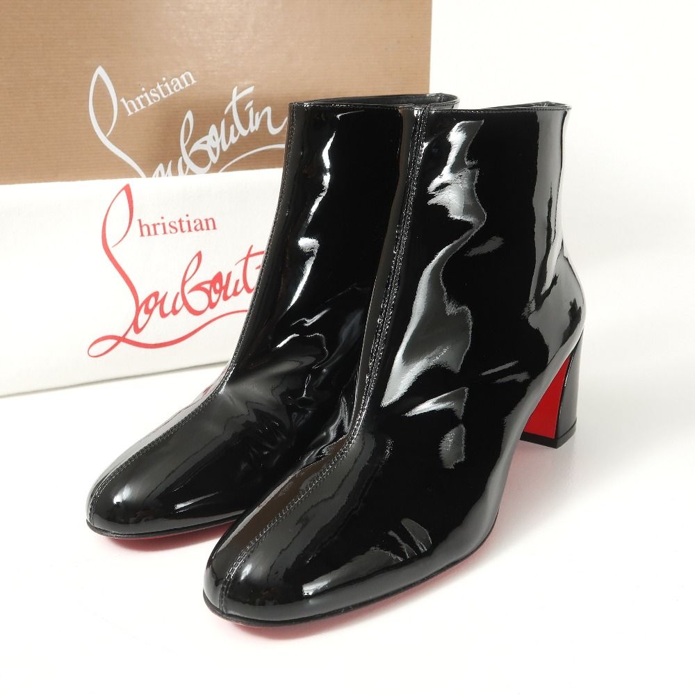 クリスチャンルブタン　ルブタン　ショートブーツ Christian Louboutin クリスチャンルブタン ショートブーツ エナメル
