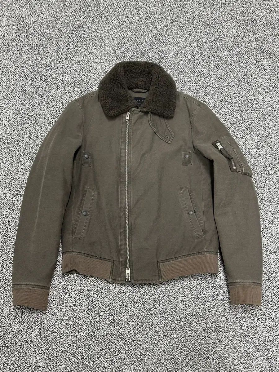 ALLSAINTS オールセインツ ムートン カーキ ブルゾン ジャケット