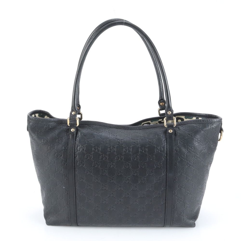 極美品 グッチ グッチシマ 197953 レザー トート バッグ 肩掛け