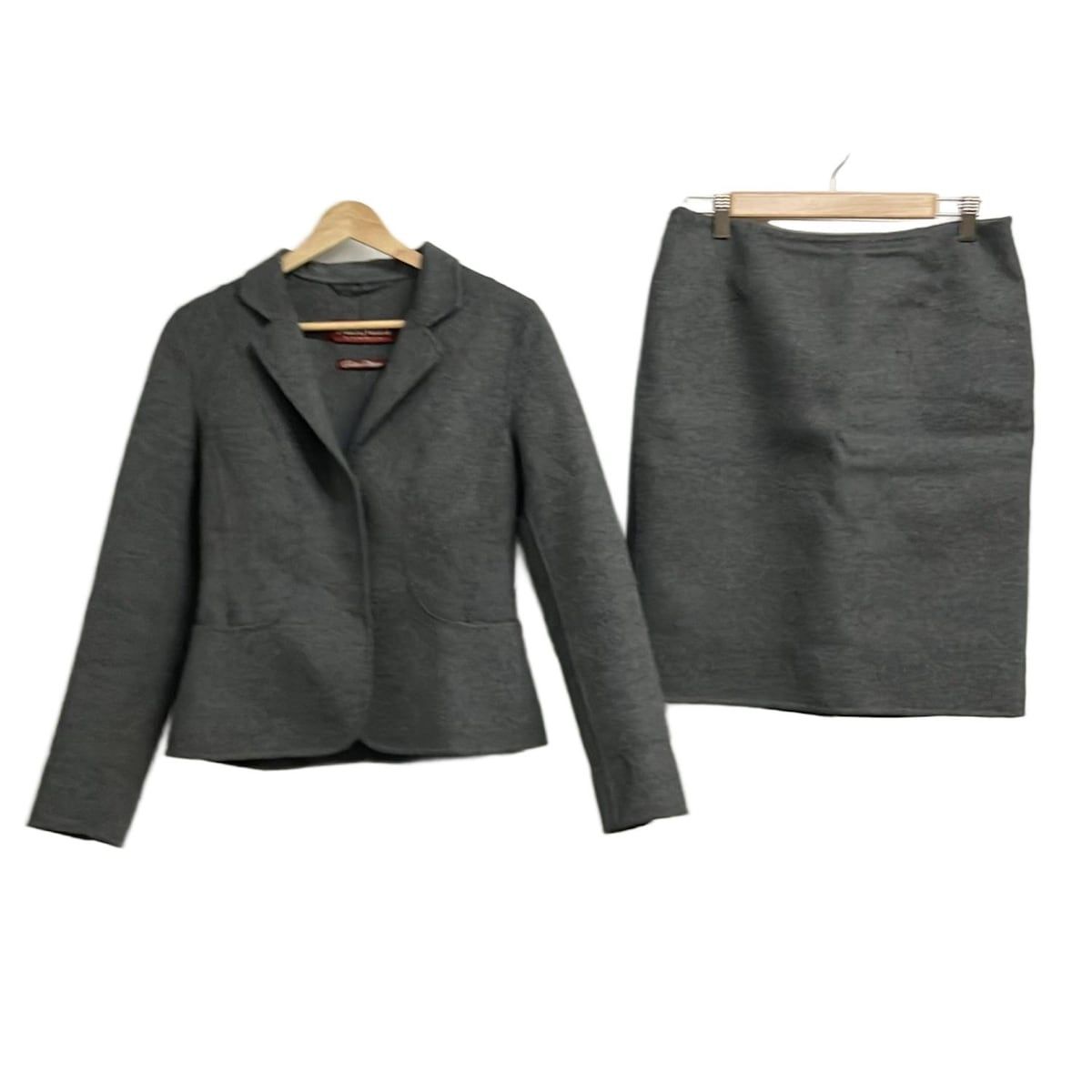 Max Mara STUDIO マックスマーラスタジオ スカートスーツ レディース - グレー