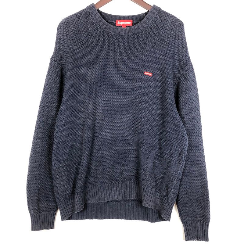 品 Supreme シュプリーム SMALL BOX SWEATER テクスチャード スモール ボックス セーター トップス 149-260109-yy-18-tei