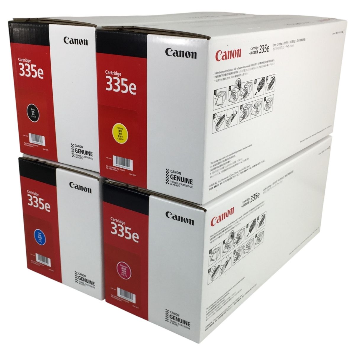 Canon 335e キャノン トナー ブラック マゼンタ シアン イエロー 4色