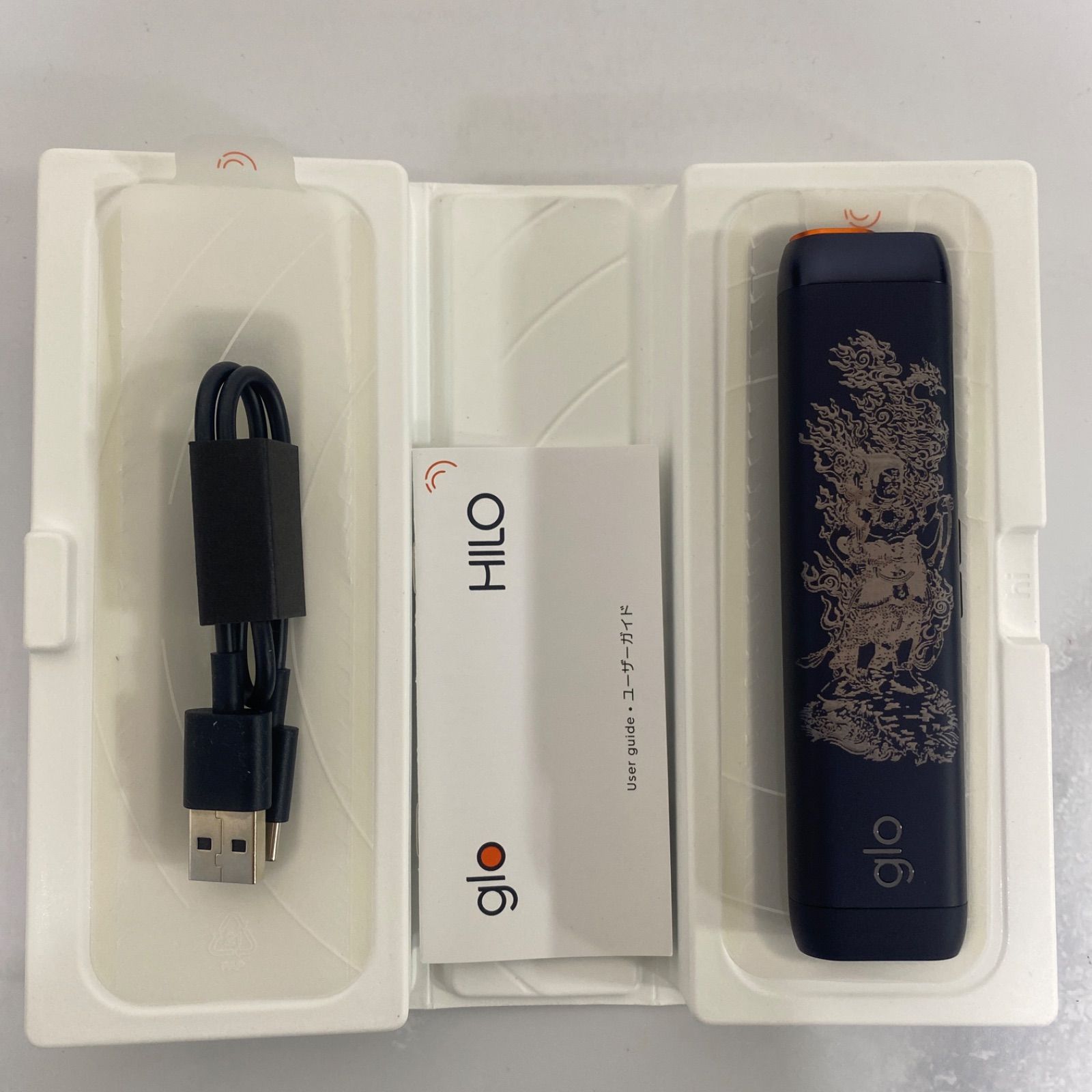生活家電 不動明王 デザイン glo HILO グロー ヒーロ オニキス 黒 