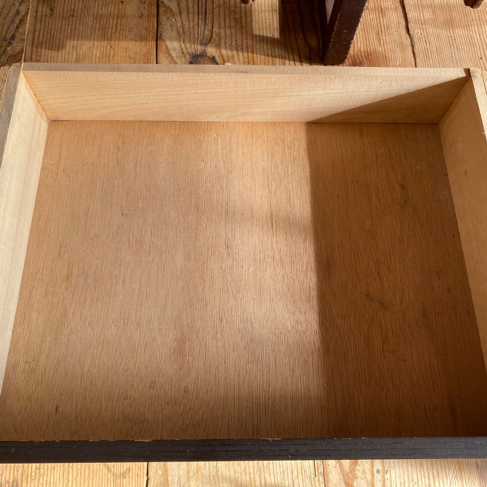 古家具 木製 片袖机 デスク 学習机 作業台 アンティーク レトロ y482