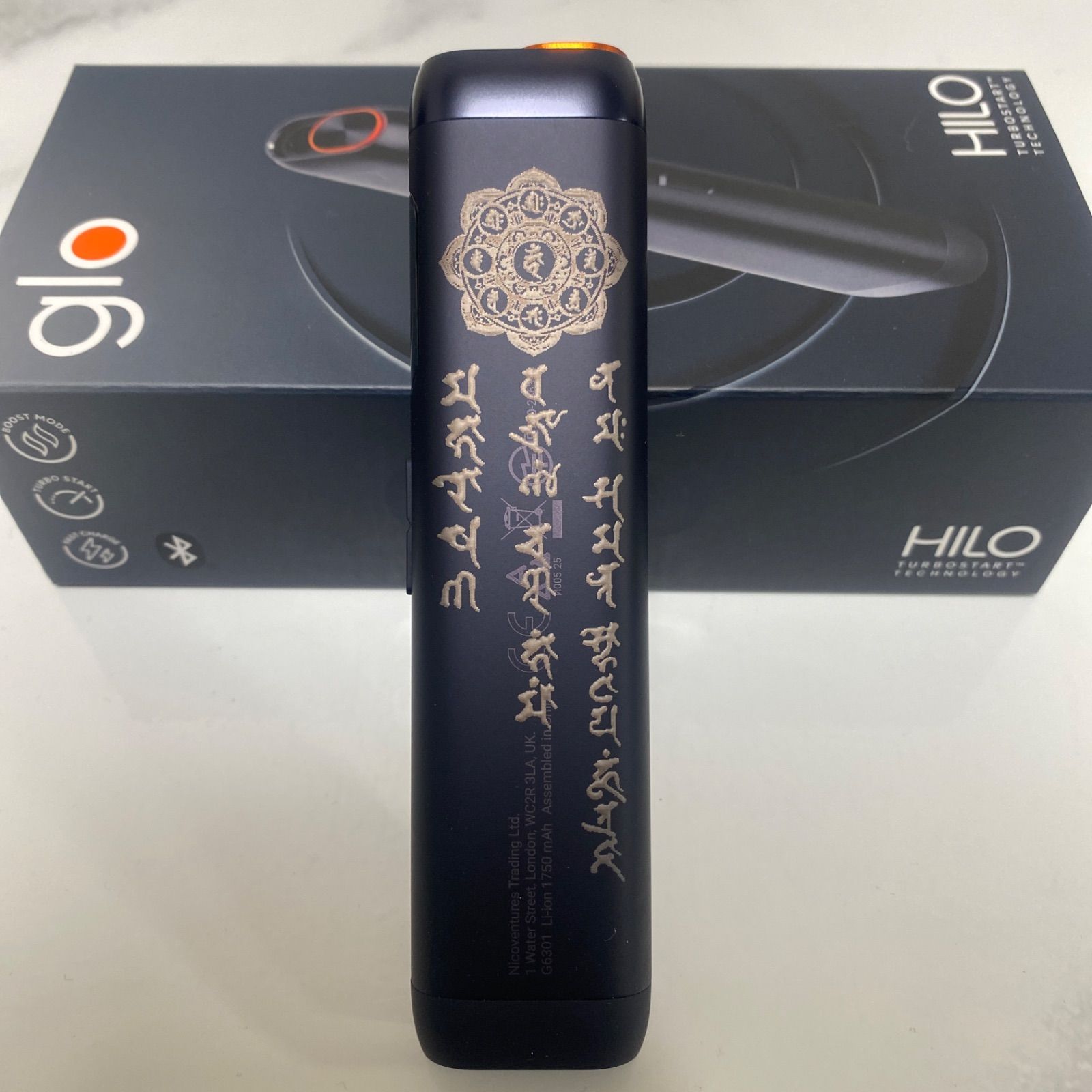 不動明王 不死鳥 加工 glo HILO グロー ヒーロ オニキス 黒 ブラック 