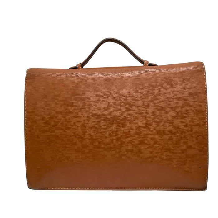 LOEWE ロエベ アナグラム エンボス レザー ビジネスバッグ ブリーフ