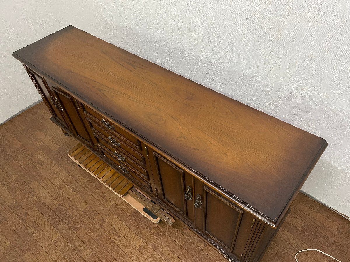 ○カリモク karimoku コロニアル ヴィンテージサイドボード 180cm