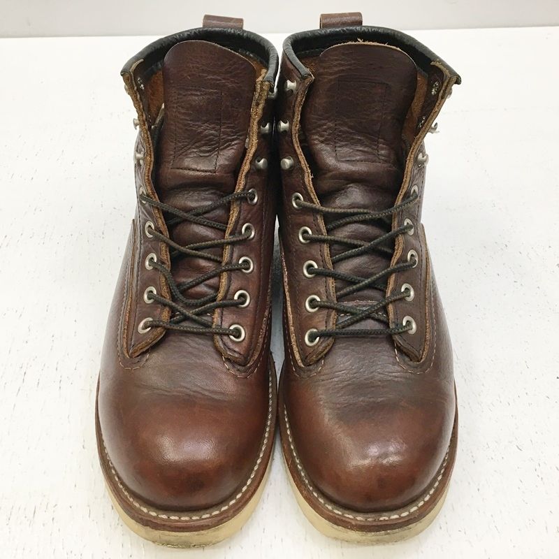 RED WING | レッドウィング ブーツ 6インチ ラインマンブーツ? 管理ID 393 2906 ブラウン 127