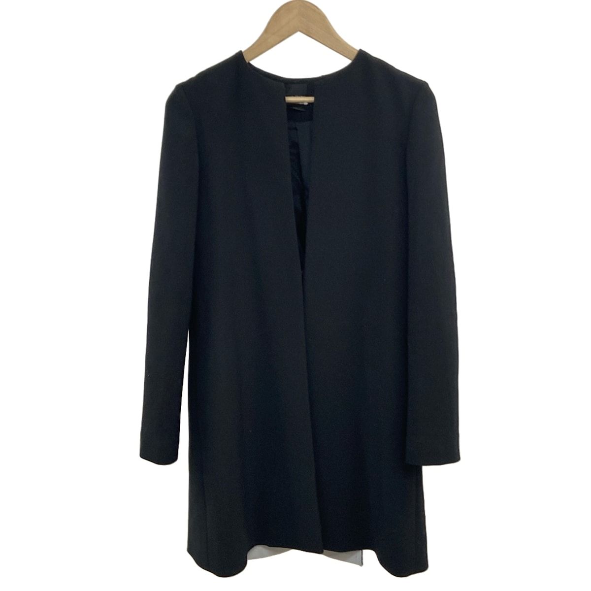 YOKO CHAN ヨーコ チャン コート サイズ38 M レディース - 黒×ライトブルー 長袖|春|秋