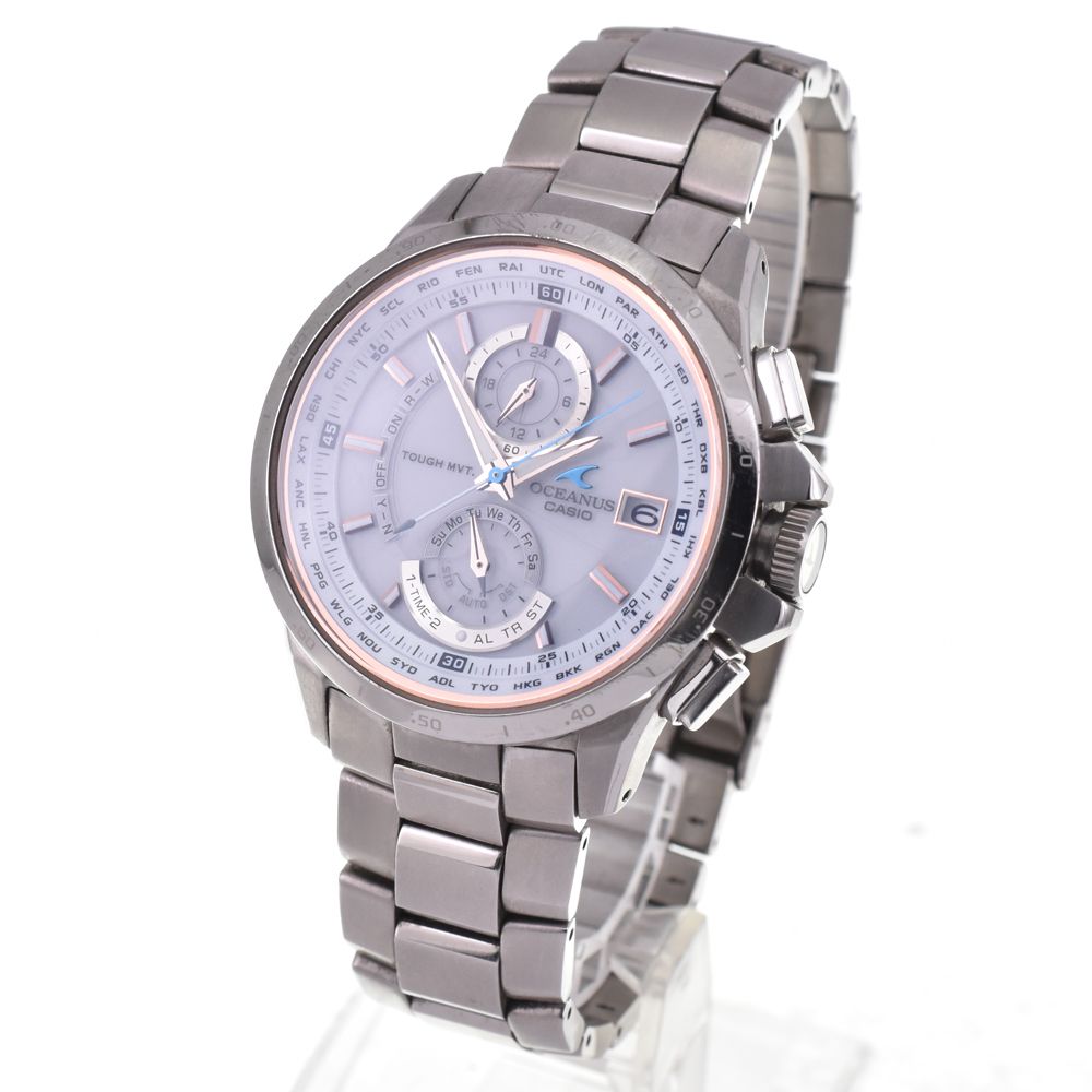 カシオ CASIO OCW-T 1010 G-7 AJF オシアナス ソーラー電波 メンズ G 144229