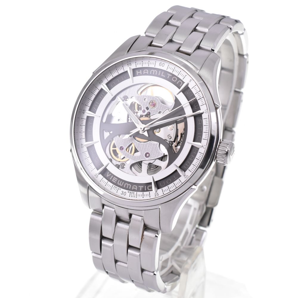 ハミルトン |H 425550 ジャズマスター ビューマチック 自動巻き メンズ 保証書付き G 144730