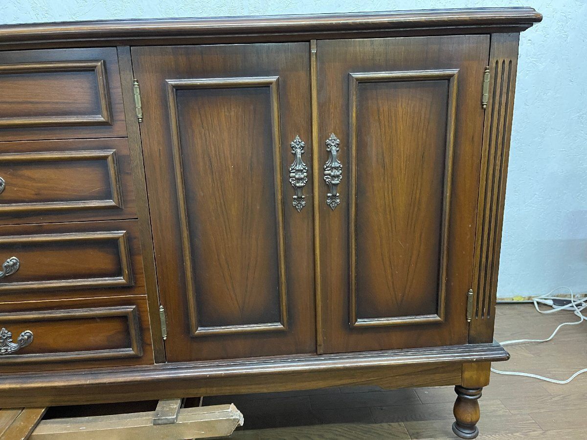 ○カリモク karimoku コロニアル ヴィンテージサイドボード 180cm