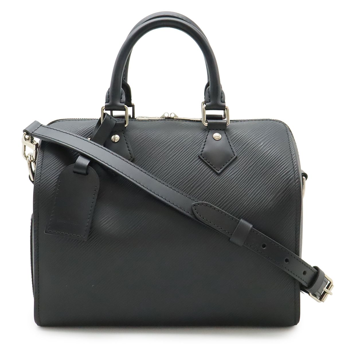 LOUIS VUITTON ルイ ヴィトン エピ スピーディ バンドリエール25 ハンドバッグ ミニボストンバッグ ノワール 黒 ブラック シルバー金具 M 51278
