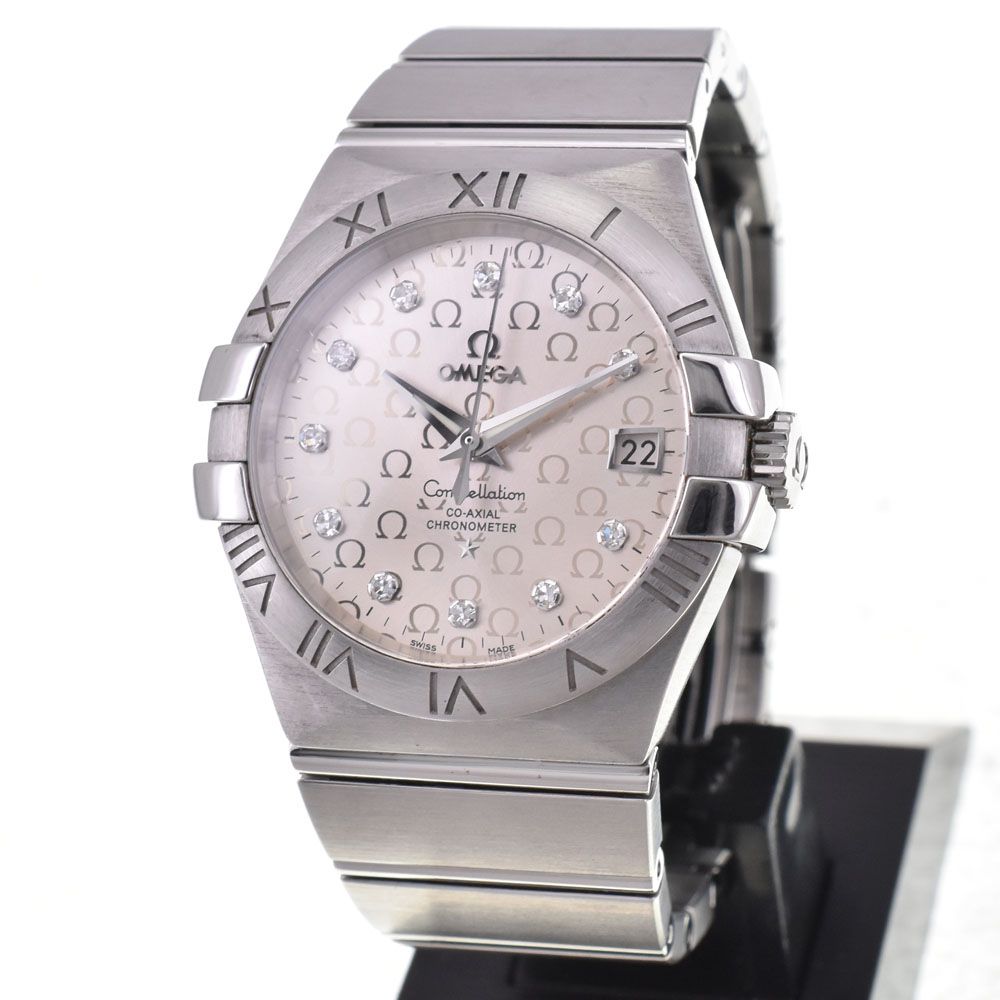 オメガ OMEGA 123.10.35.20.52.002 コンステレーション 11 Pダイヤ クロノメーター 自動巻き メンズ G 144482