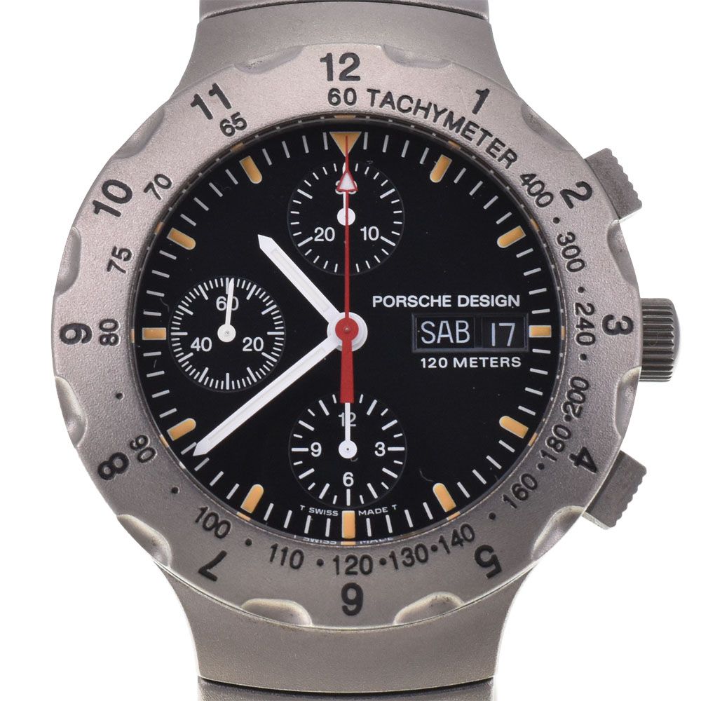ポルシェデザイン Porsche Design 6500.10 クロノグラフ デイデイト 自動巻き メンズ G 144788