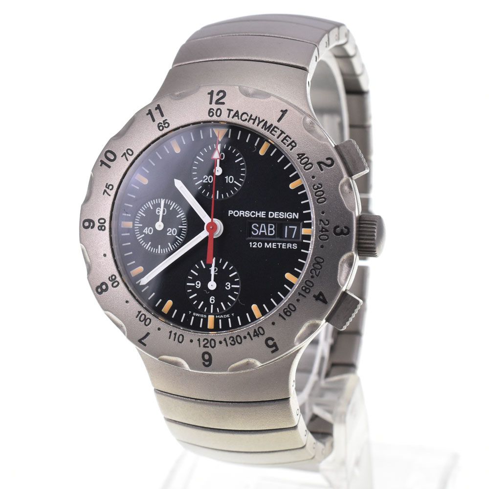 ポルシェデザイン Porsche Design 6500.10 クロノグラフ デイデイト 自動巻き メンズ G 144788