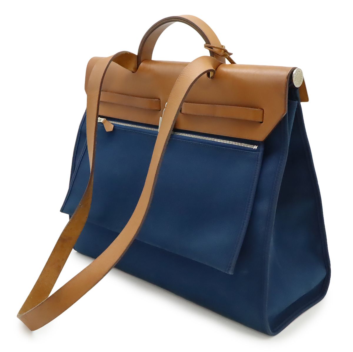 HERMES エルメス エールバッグ ジップMM ハンドバッグ 2WAY ショルダー
