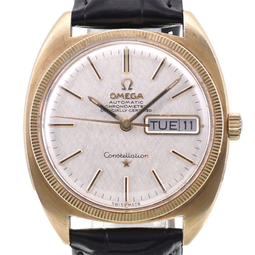 オメガ OMEGA 168.029 ヴィンテージ コンステレーション デイデイト ゴールドキャップ Cal.751 自動巻き メンズ G 144606