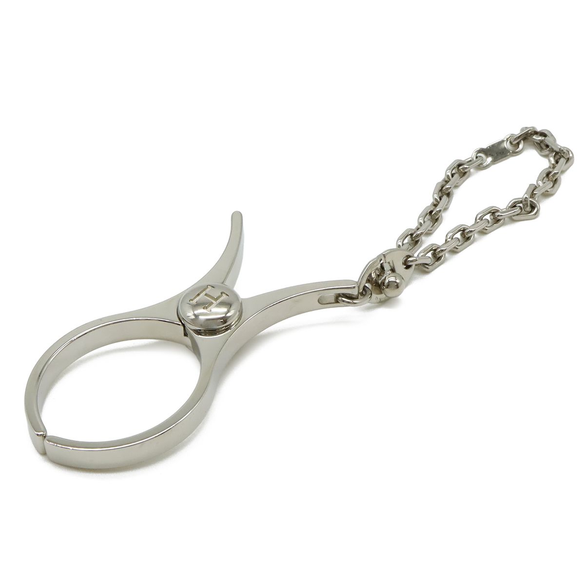 HERMES エルメス フィルー フィロー グローブホルダー 手袋ホルダー メタル シルバーカラー