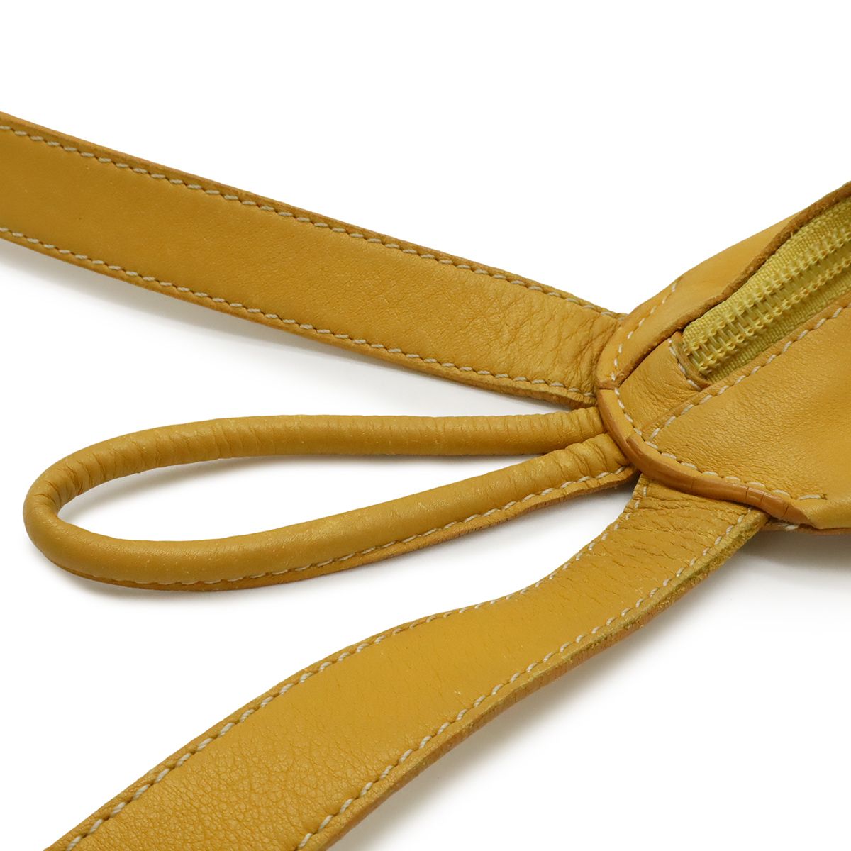 LOEWE ロエベ アントン リュックサック バックパック レザー イエロー