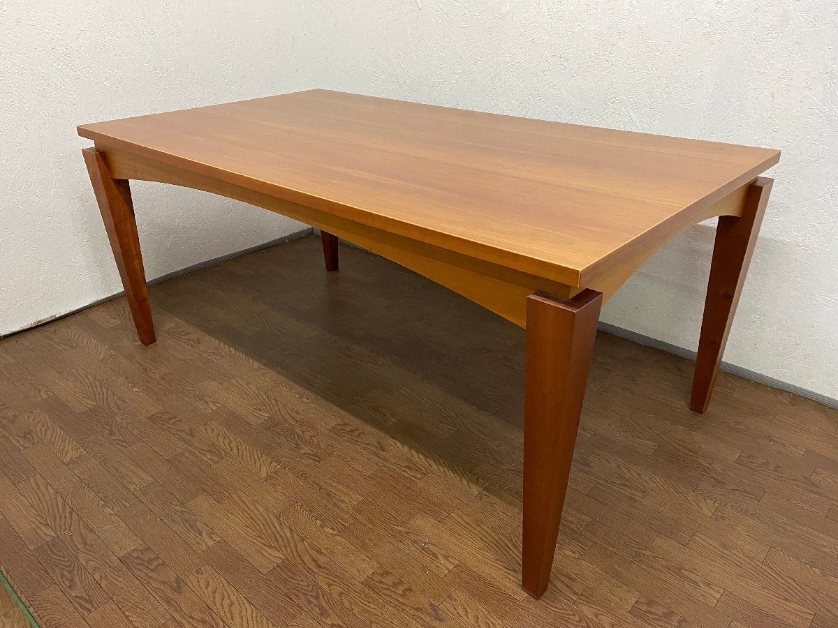 ●porada ポラダ TABLO 2 タブロ2 ダイニングテーブル 食卓机 チェリー材 180 cm幅 イタリア アクタス取扱 廃盤品 定価約32万 貝1391