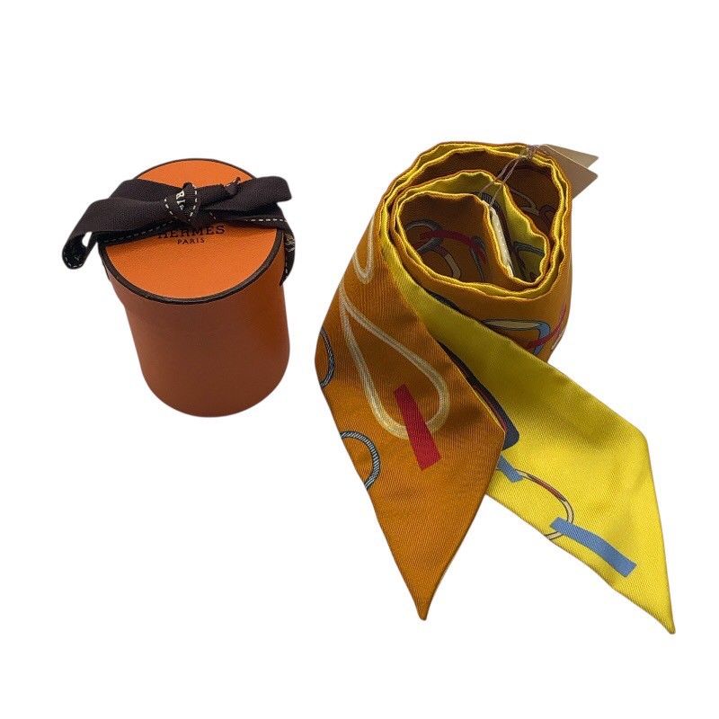 エルメス HERMES ツイリー DO RE BOUCLES シルク レディース スカーフ