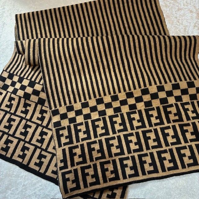 FF柄 ストライプチェック模様