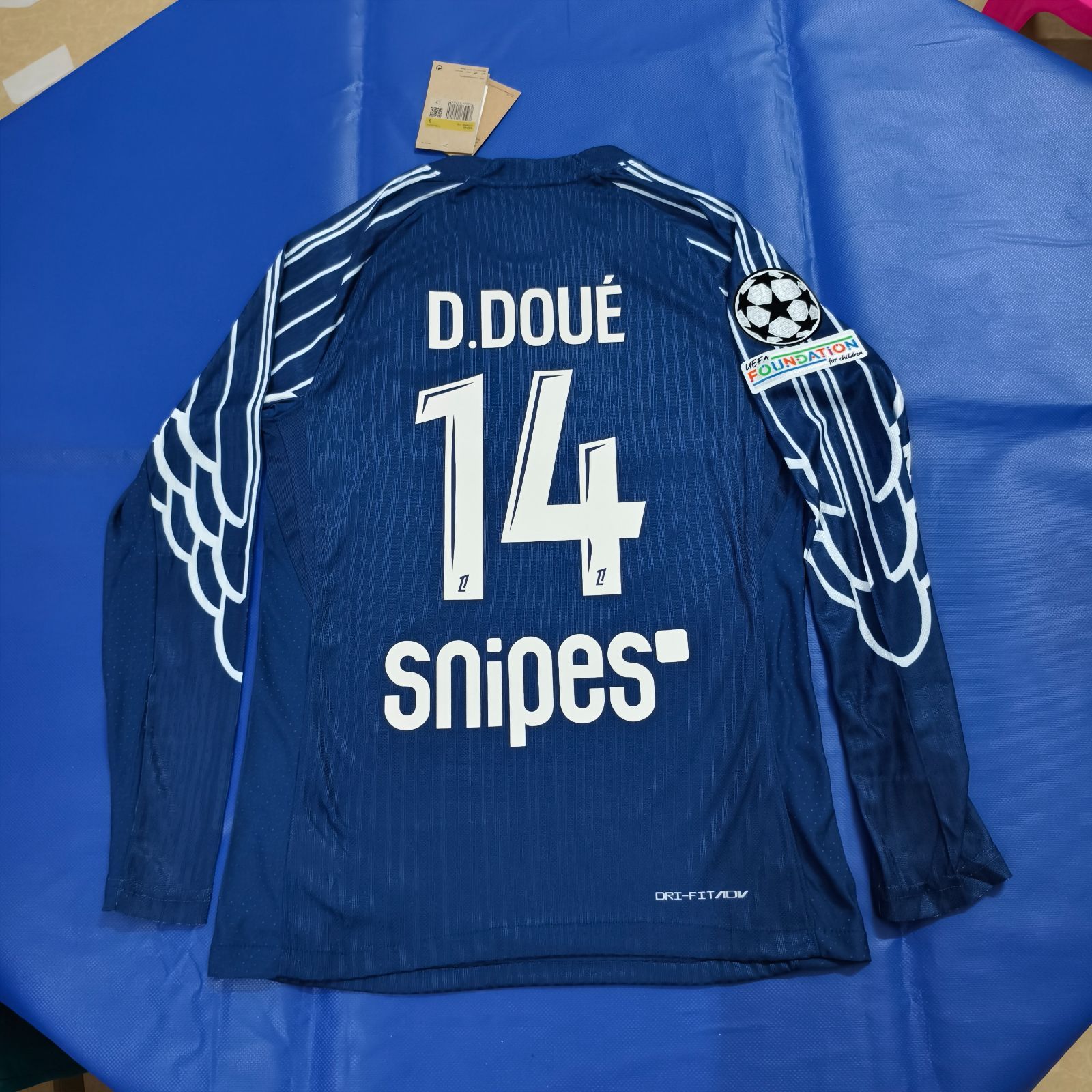 25-26 パリ・サンジェルマン ユニフォーム ジャージ アウェイ 長袖 D