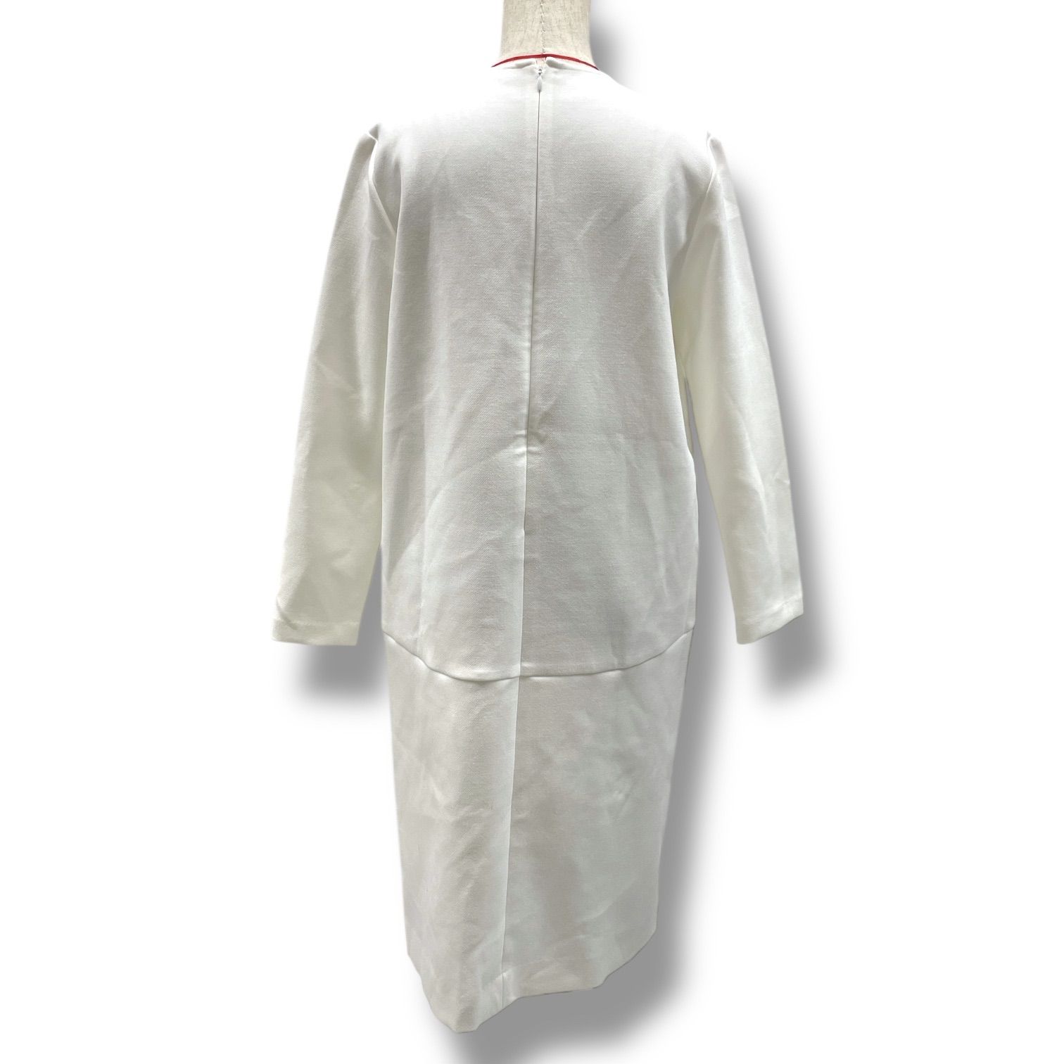 YOKO CHAN ヨーコチャン パールドレス ワンピース ひざ丈 七分袖