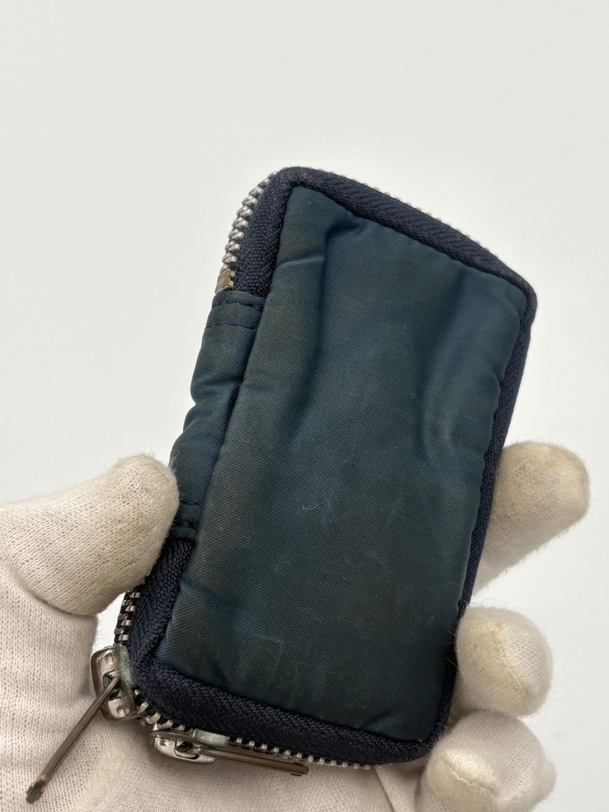 □ 【希少】 PORTER BEAMS コラボ キーケース ナイロン製 ネイビー