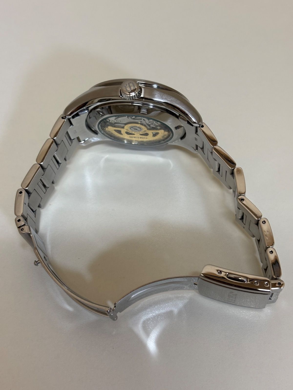  セイコーSEIKOプレサージュSARY053自動巻き時計 サファイアガラス ブルゾン 自動巻き時計 腕時計(アナログ)